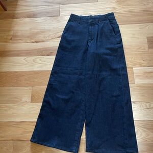 Uniqlo Women's Flare & Wide Leg Jeans - Dark Blue